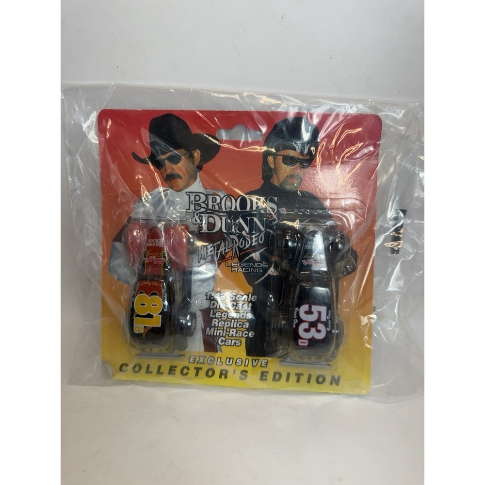 Brooks & Dunn Metal Rodeo 1:43 Diecast Cars Set Sealed NASCAR